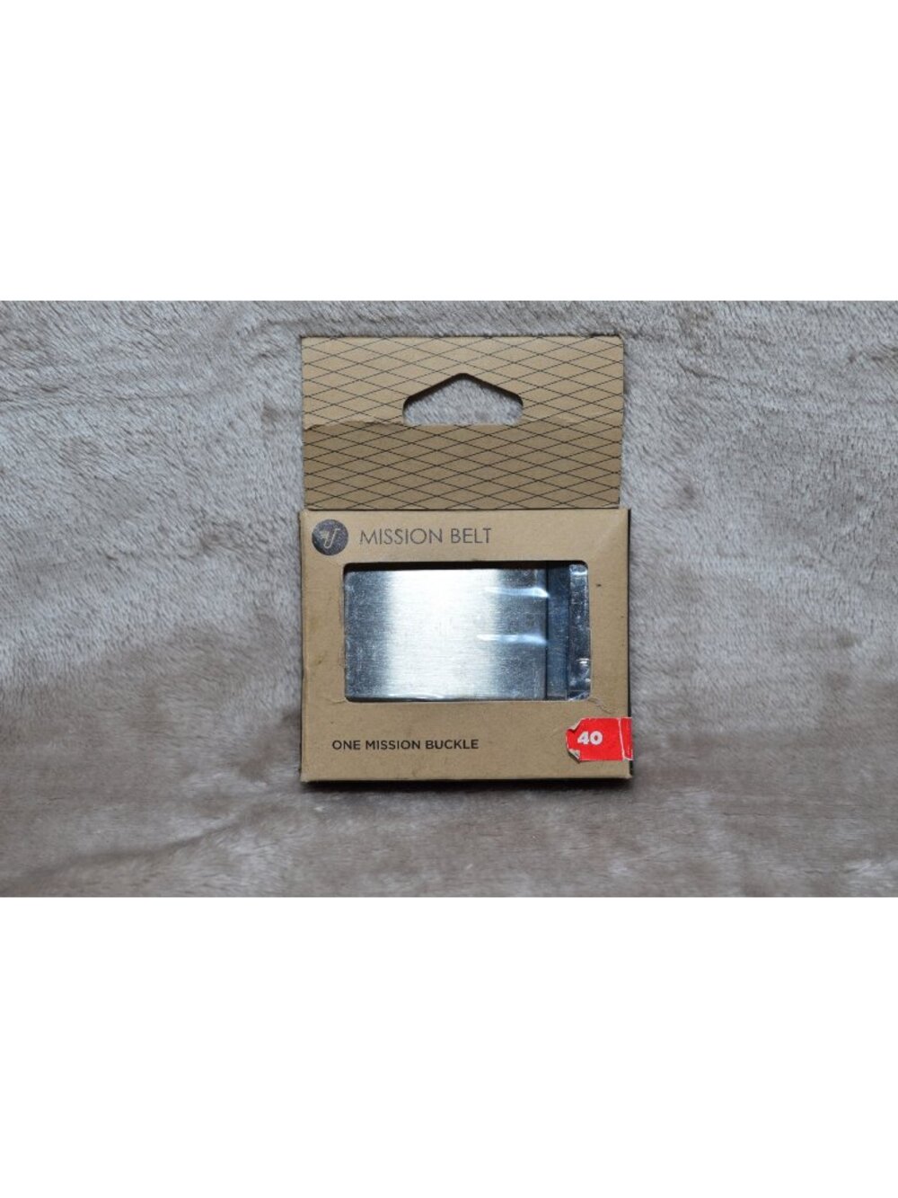 Mens Mission Belt Buckle Only 40mm Strap Size  Minimalist Utility Gorpcore Sleek